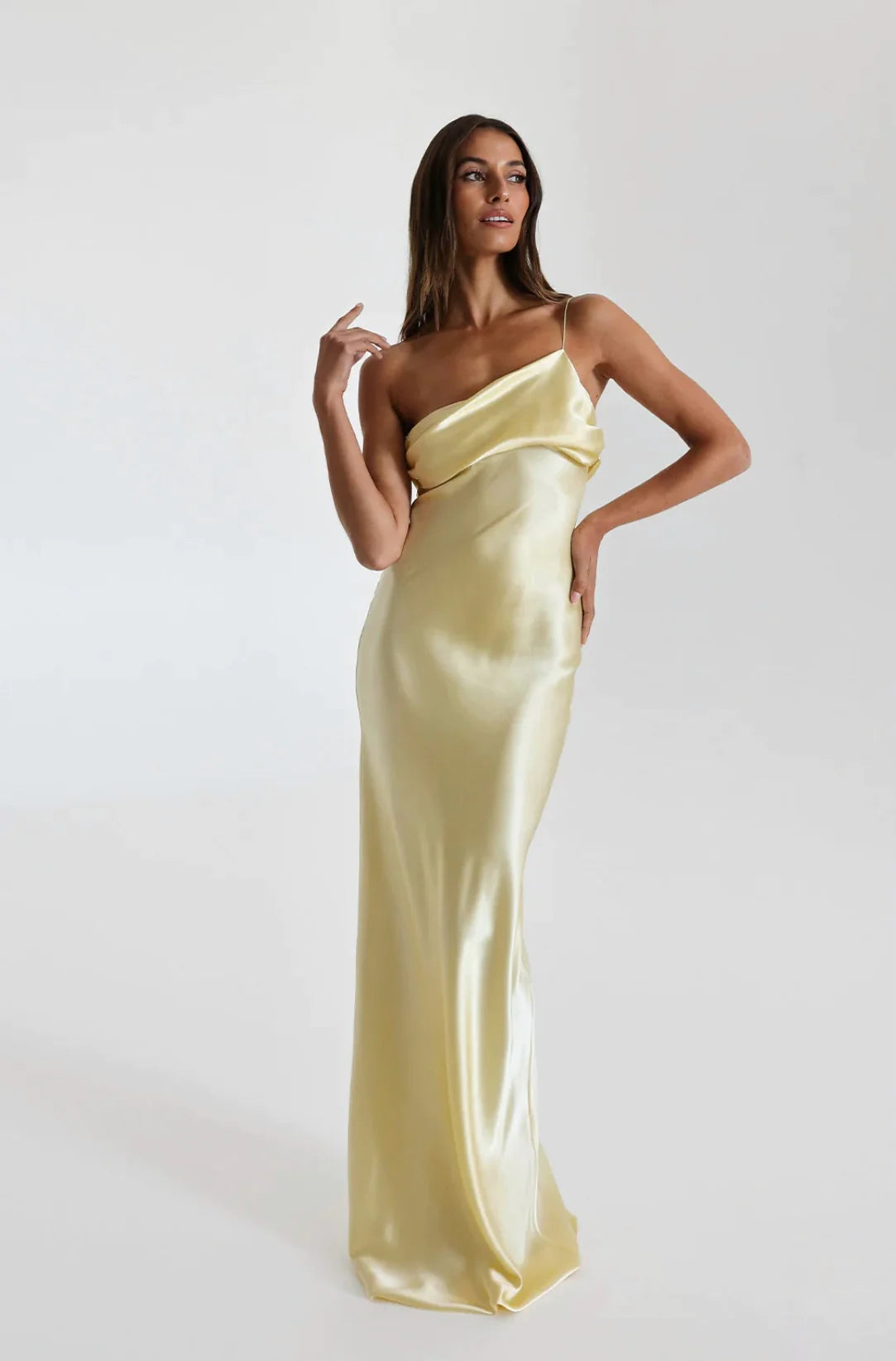 NATALIE ROLT MIKAYLA GOWN IN YELLOW