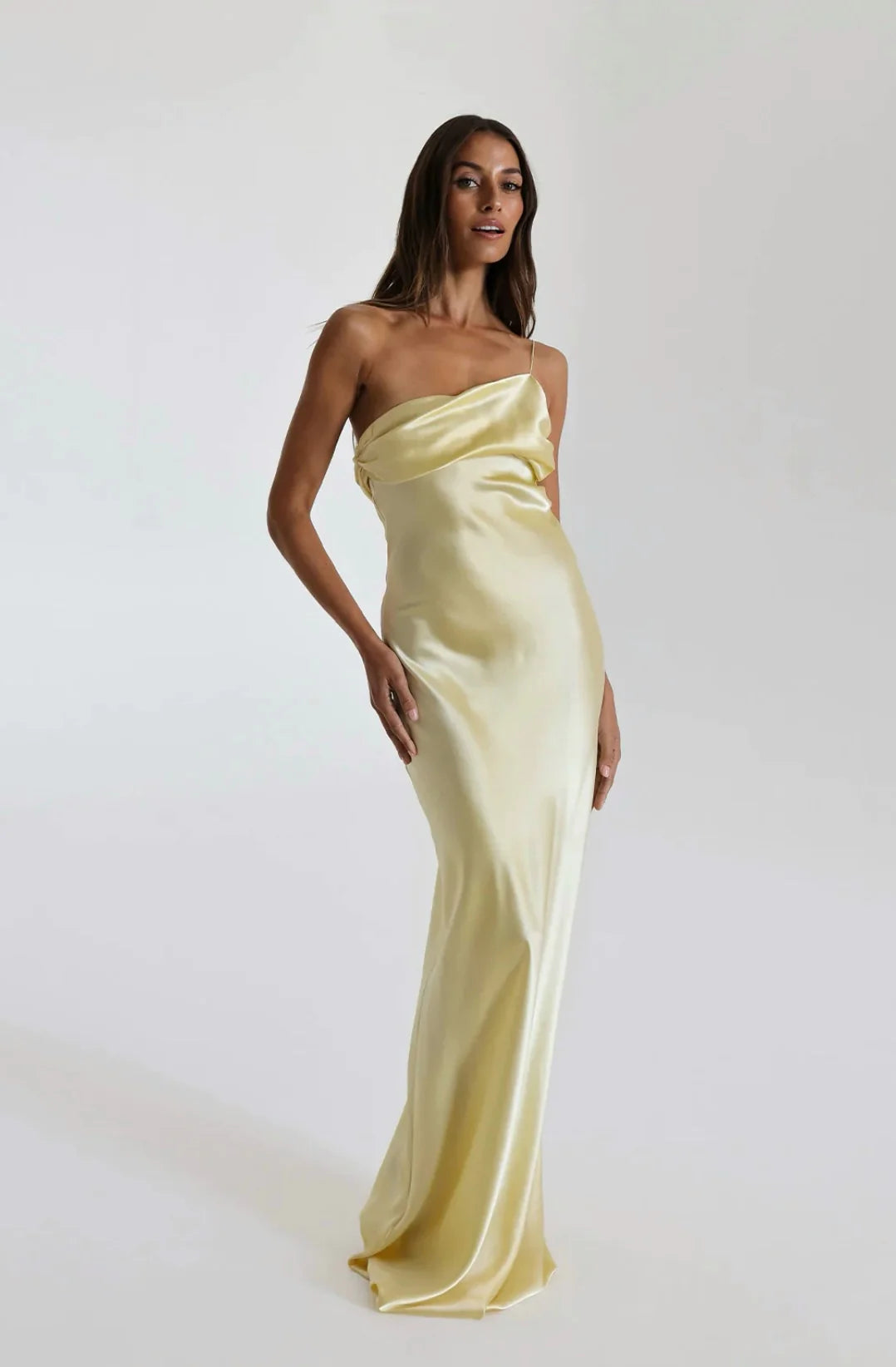 NATALIE ROLT MIKAYLA GOWN IN YELLOW