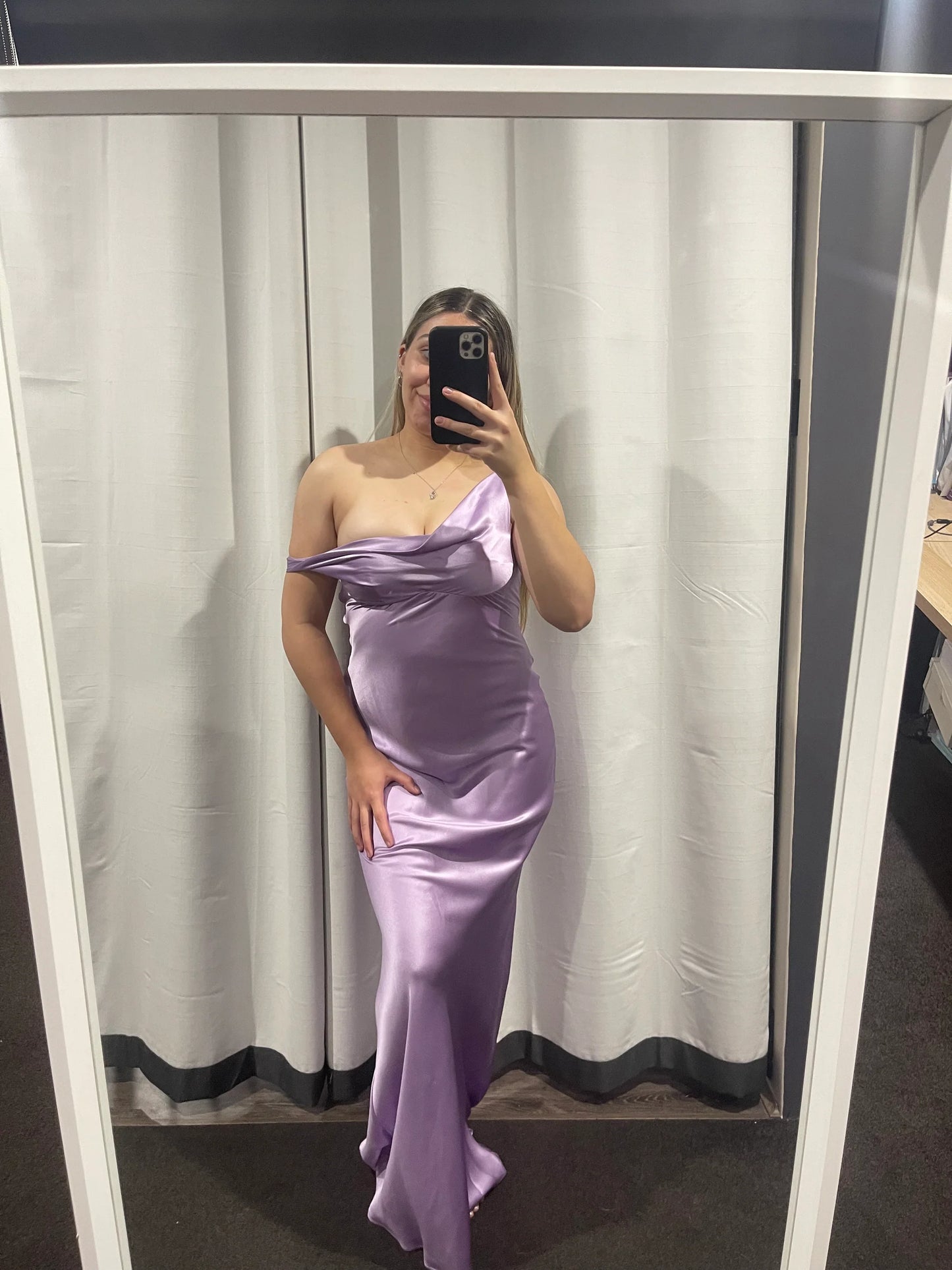 NATALIE ROLT PURPLE MONIKA GOWN IN PURPLE