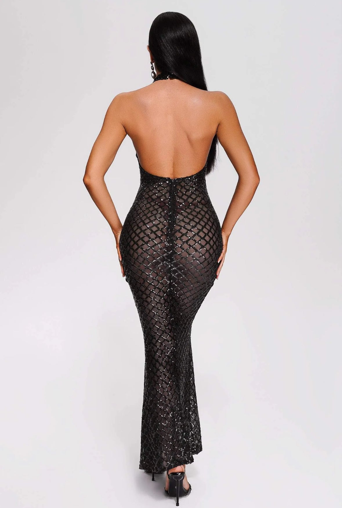 FINAL SALE - Bellabarnett Lunia Backless Maxi Dress