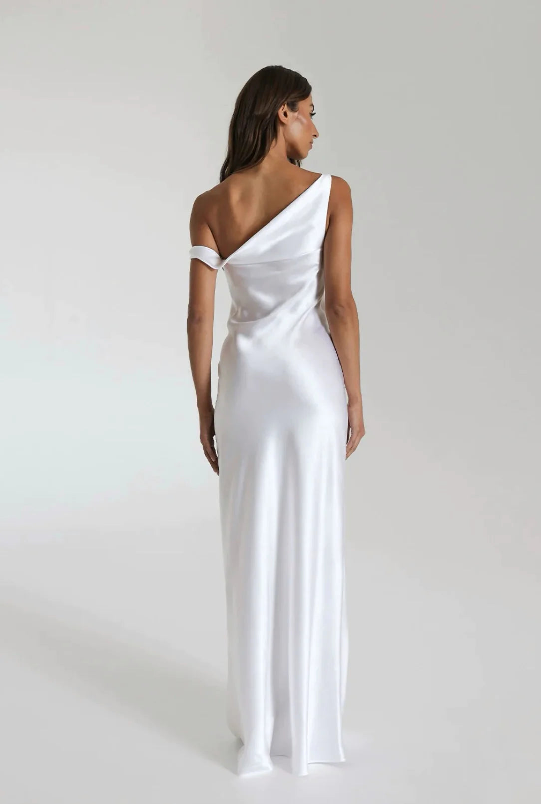 NATALIE ROLT WHITE MONIKA GOWN IN WHITE