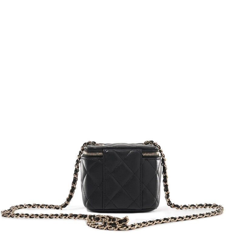 Chanel Black Mini Vanity Case