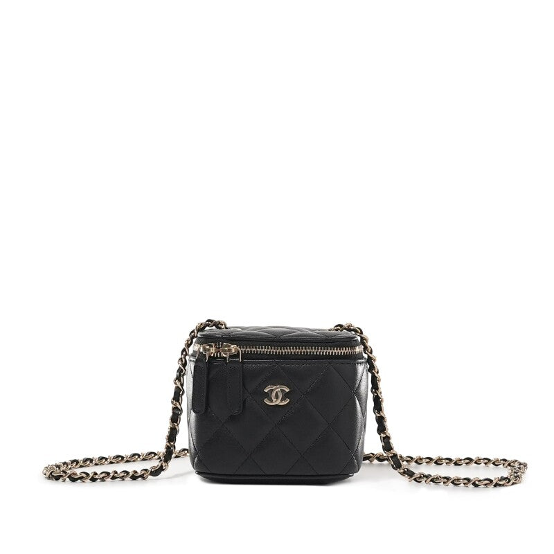 Chanel Black Mini Vanity Case