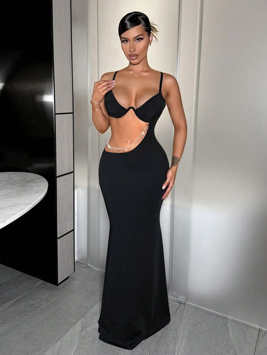 FashionNova Mermaid Pearl Dress