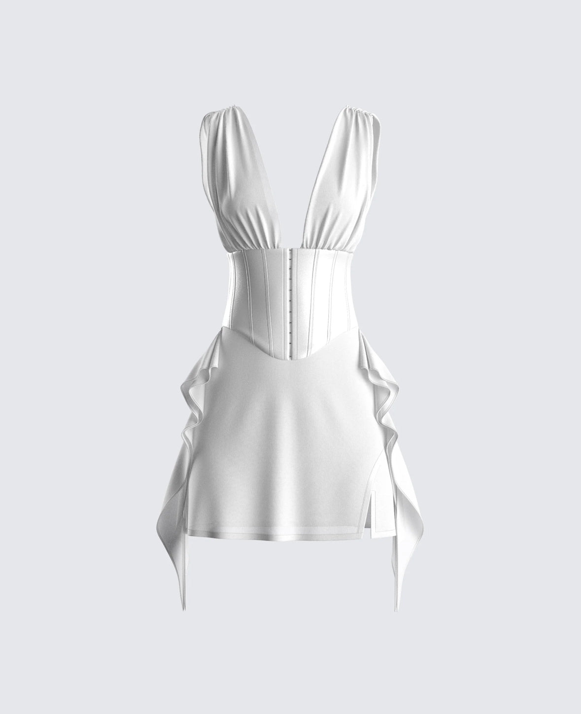 FINAL SALE - Baby Corset Chiffon Mini Dress