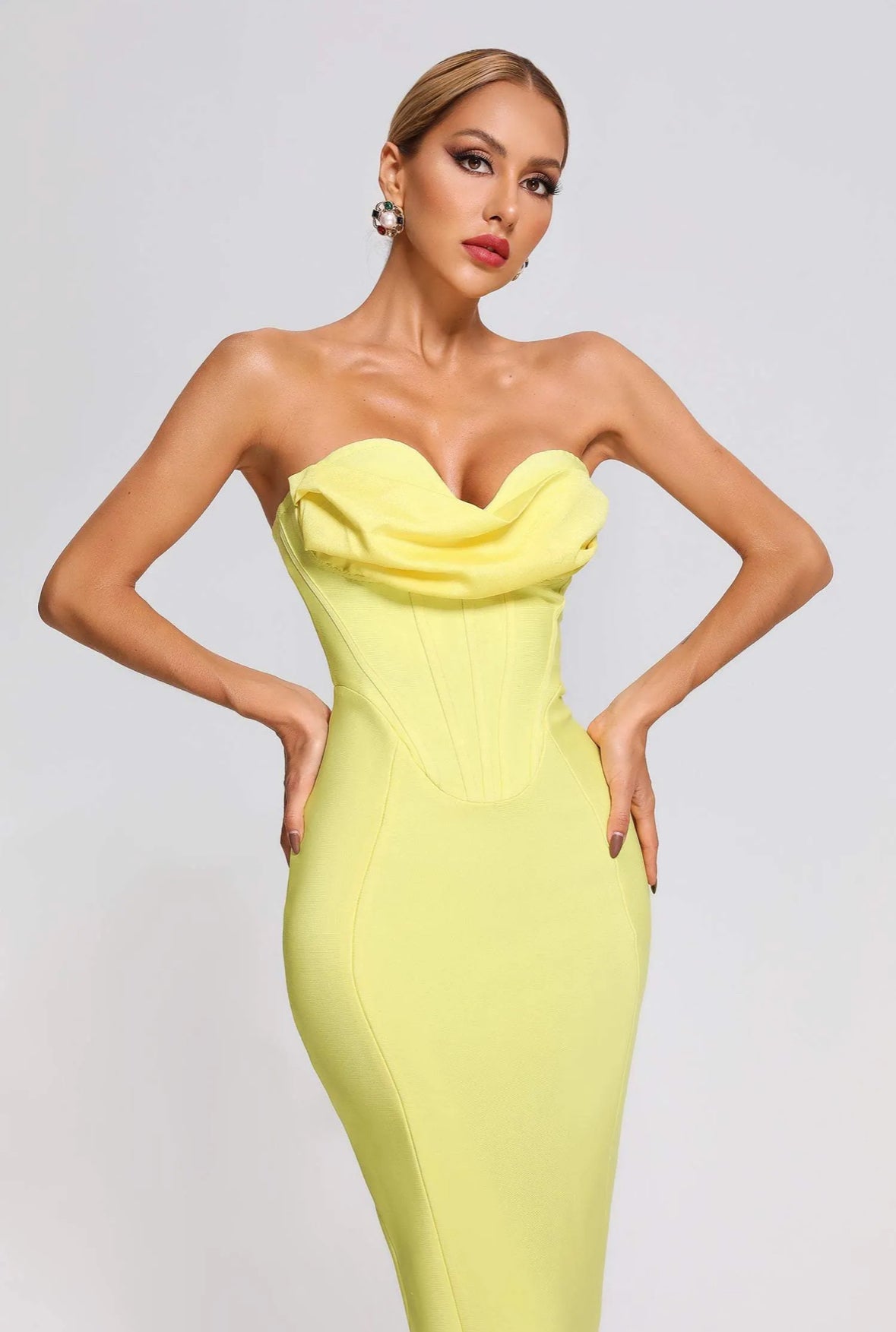 FINAL SALE - Bellabarnett Winify Strapless Dress