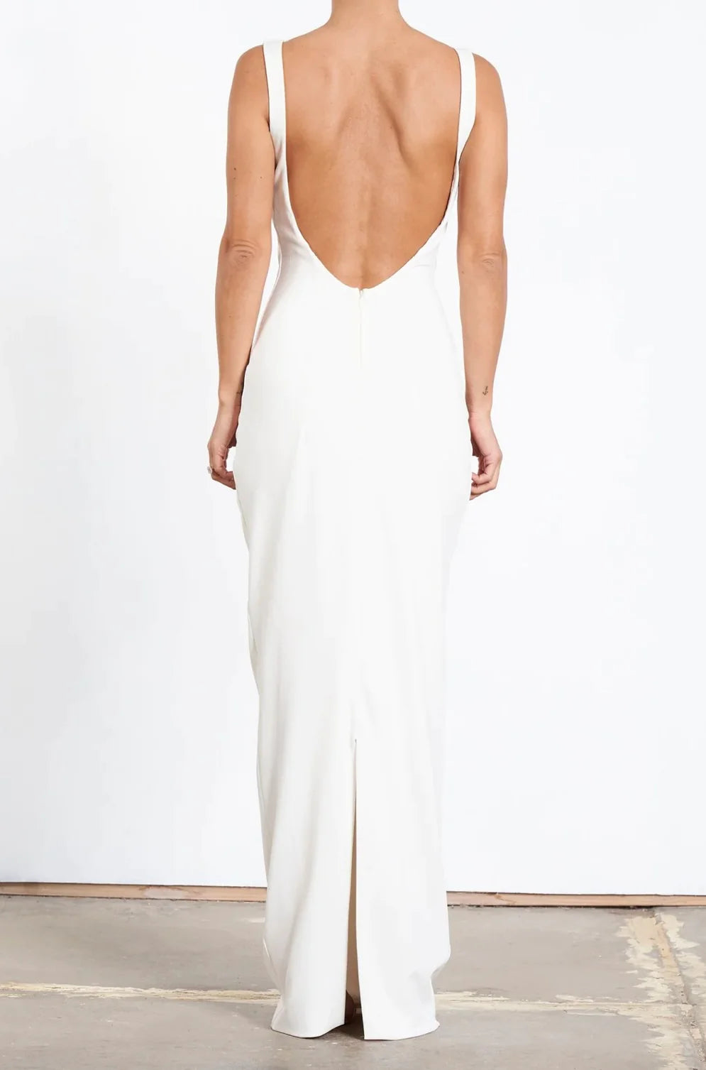 EFFIE KATS WHITE VERONA GOWN IN WHITE