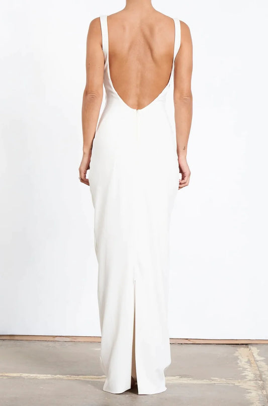 EFFIE KATS WHITE VERONA GOWN IN WHITE