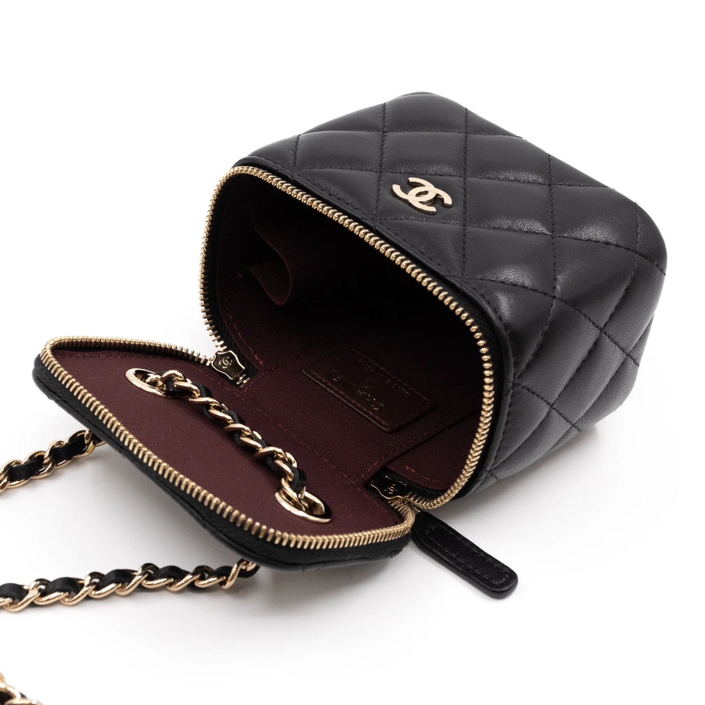 Chanel Black Mini Vanity Case