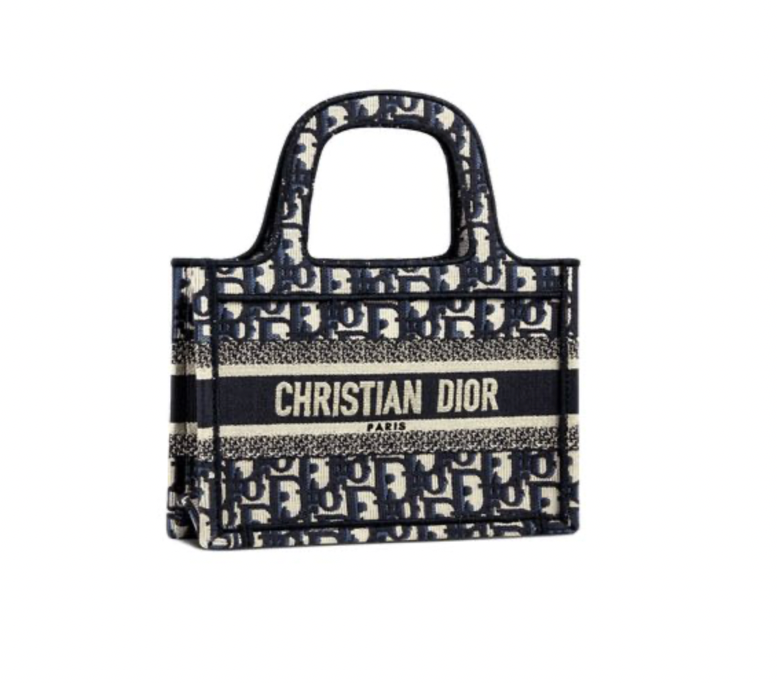 DIOR Mini Dior Book Tote Bag