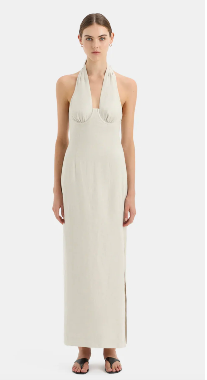 Sir the Label Affogato Halter Maxi Dress