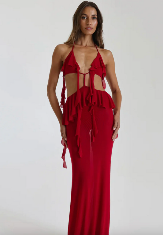 Natalie Rolt Ariel Gown Cherry