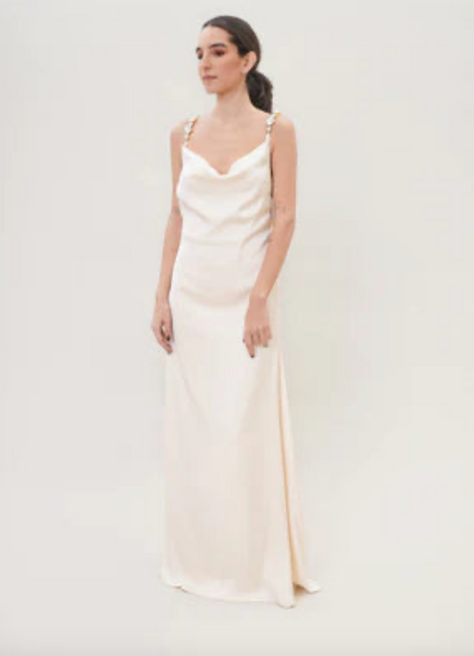 Vanina Kirsten Clochette Gown Ivory