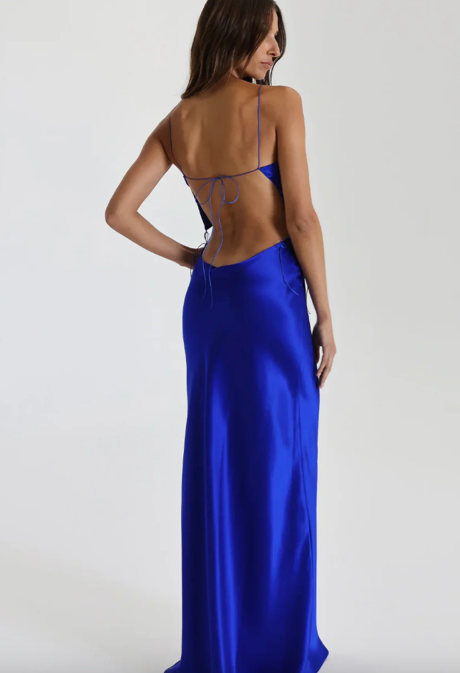 Natalie Rolt Iris Gown Electric Blue