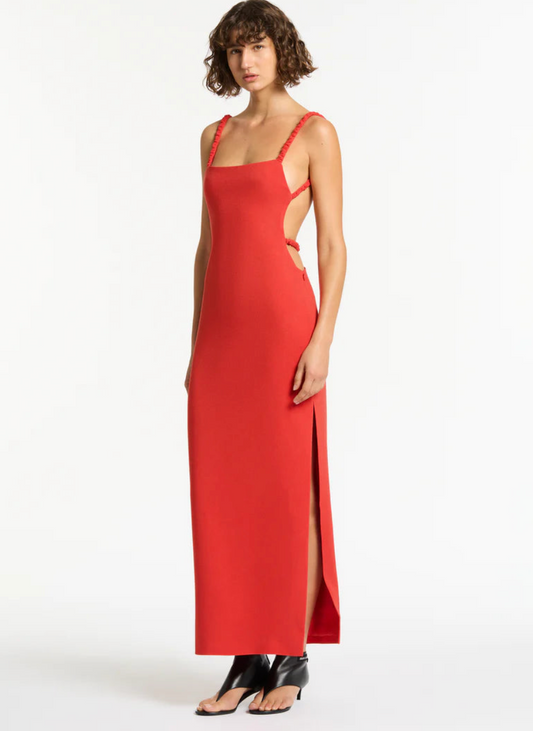 Sir the Label Spoerri Backless Midi Gown