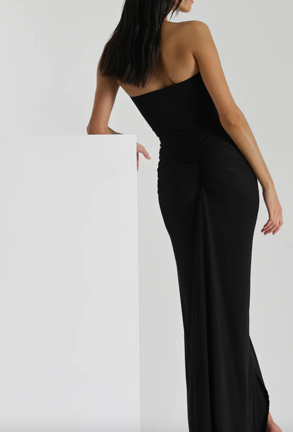 Natalie Rolt Shontae Maxi Gown Black