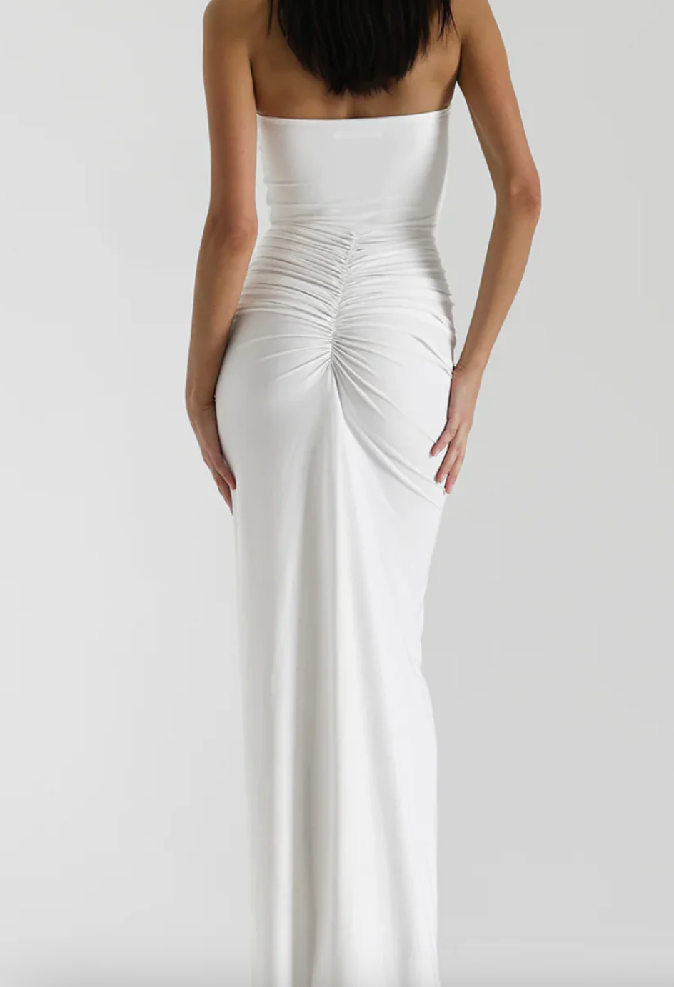 Natalie Rolt Shontae Maxi Gown White