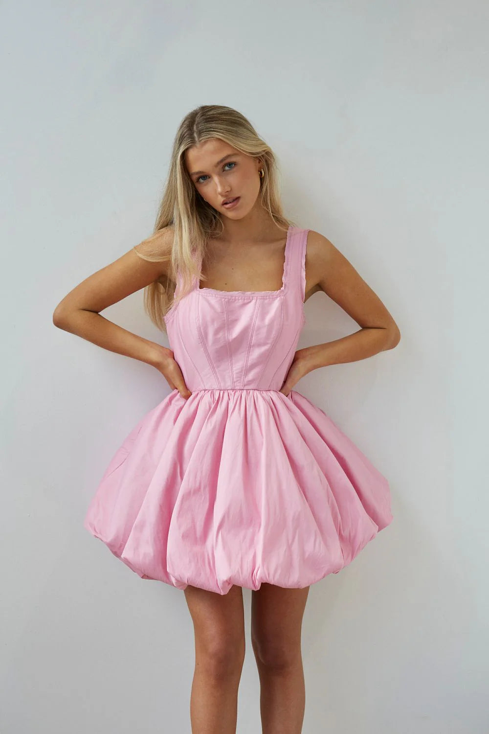 Aje Suzette Bubble Mini Dress