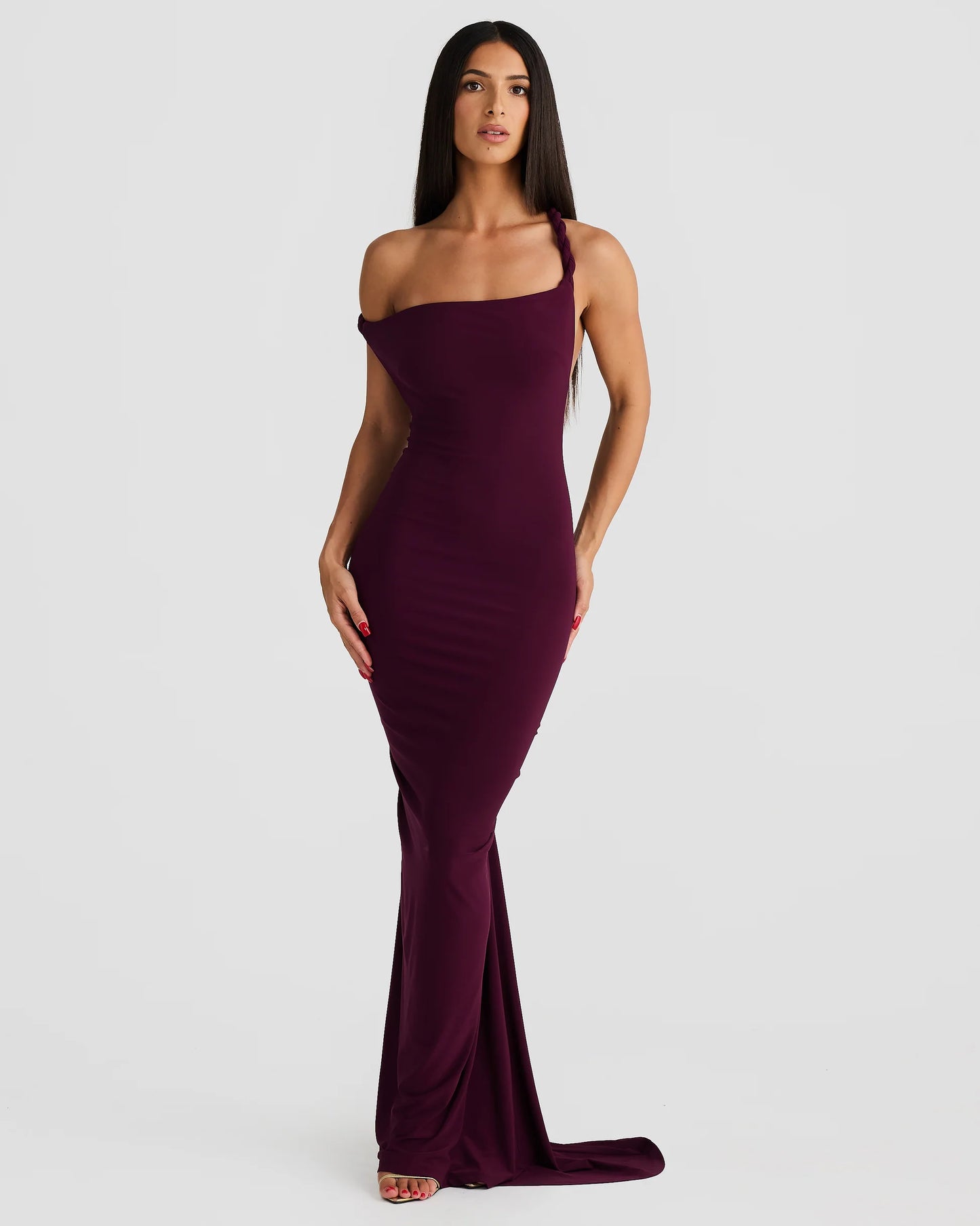 Melani The Label Mulberry Gown