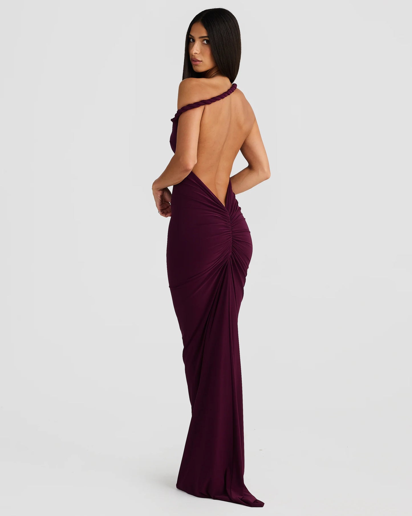 Melani The Label Mulberry Gown