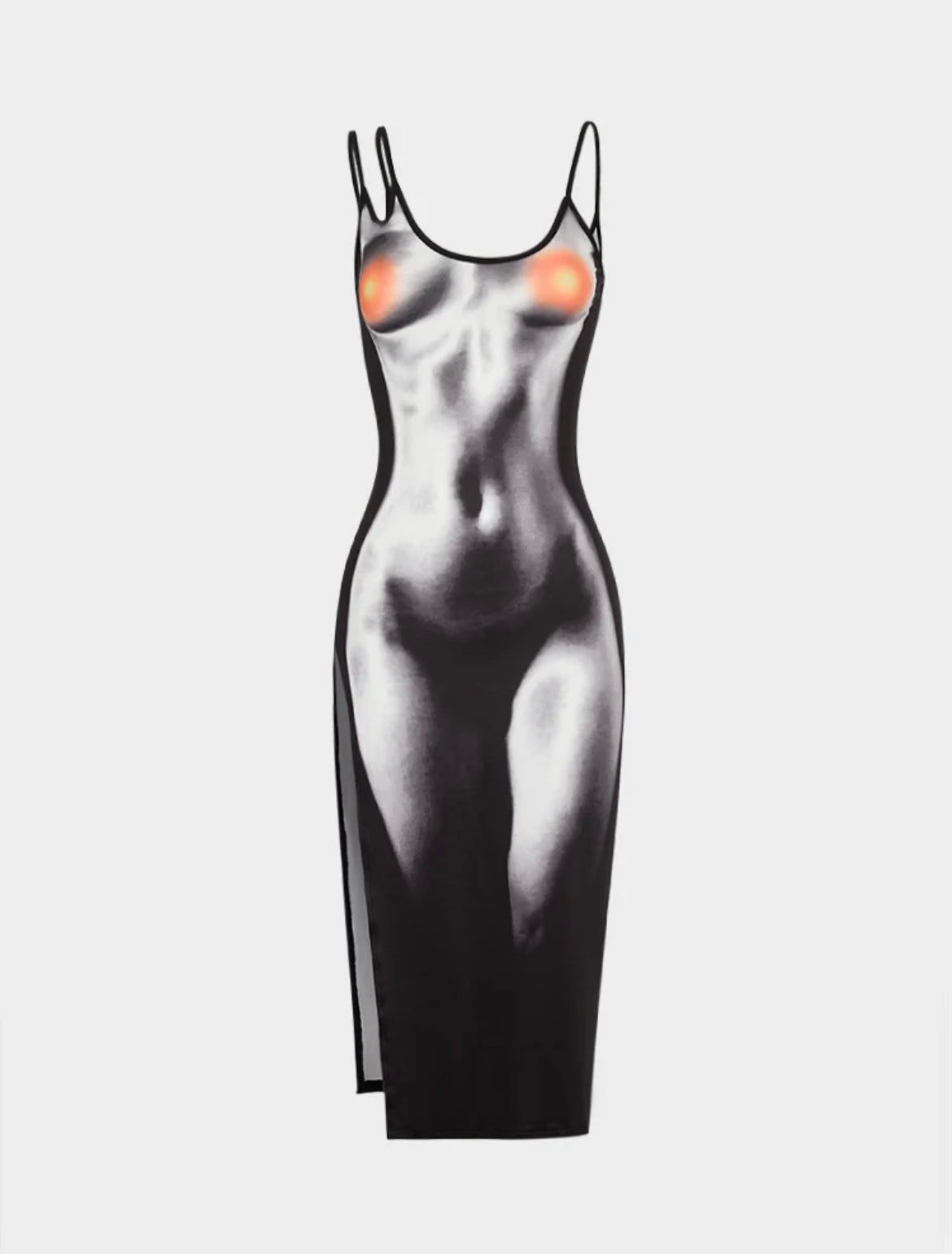 FINAL SALE -Capeclique Thermal Slit Dress