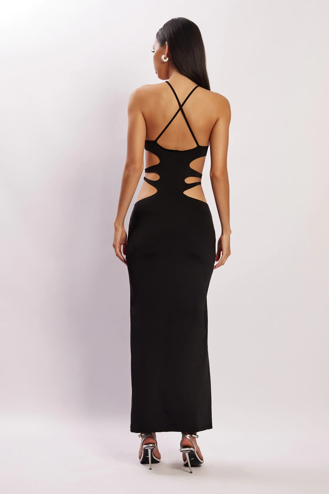 Meshki Eden Halter Cutout Maxi