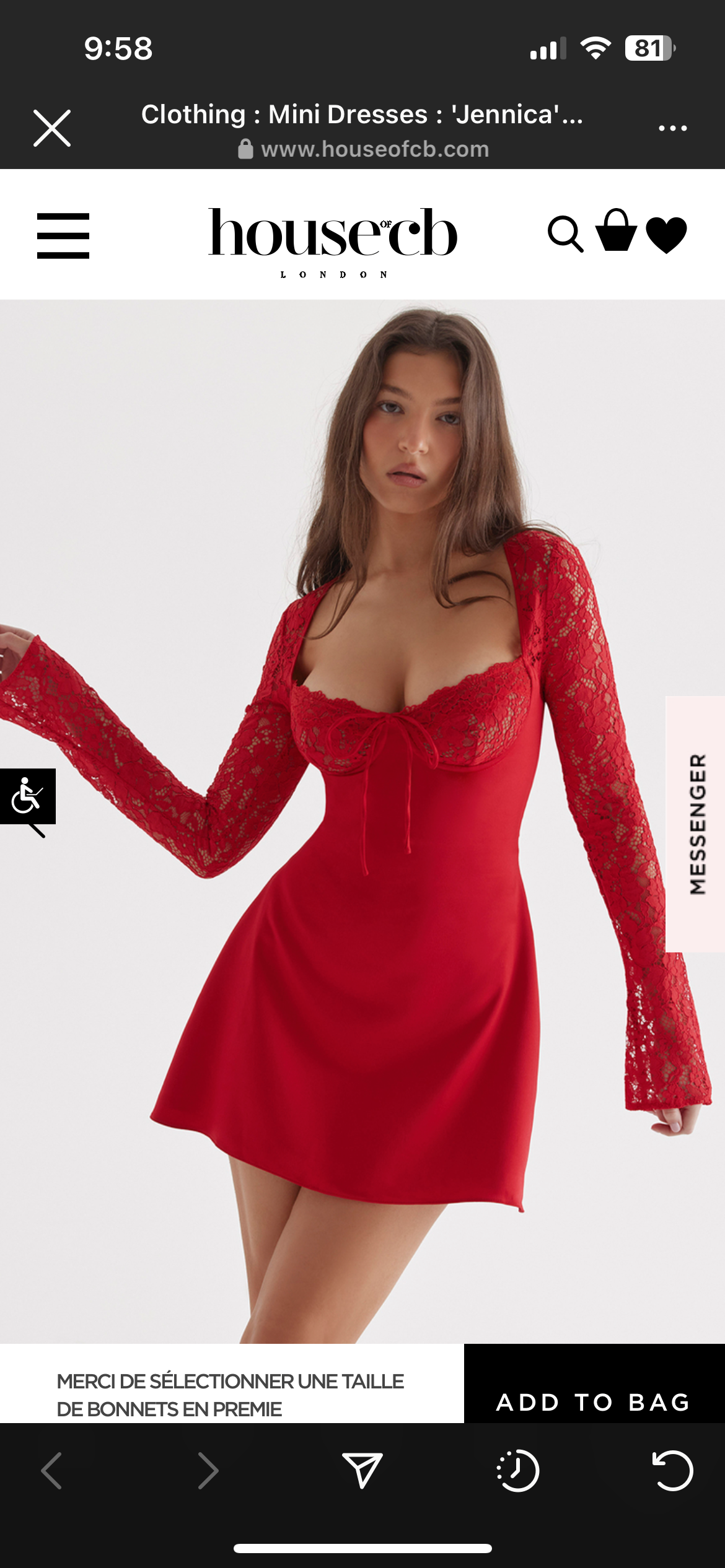 FINAL SALE - House Of CB Jennica Red Dress