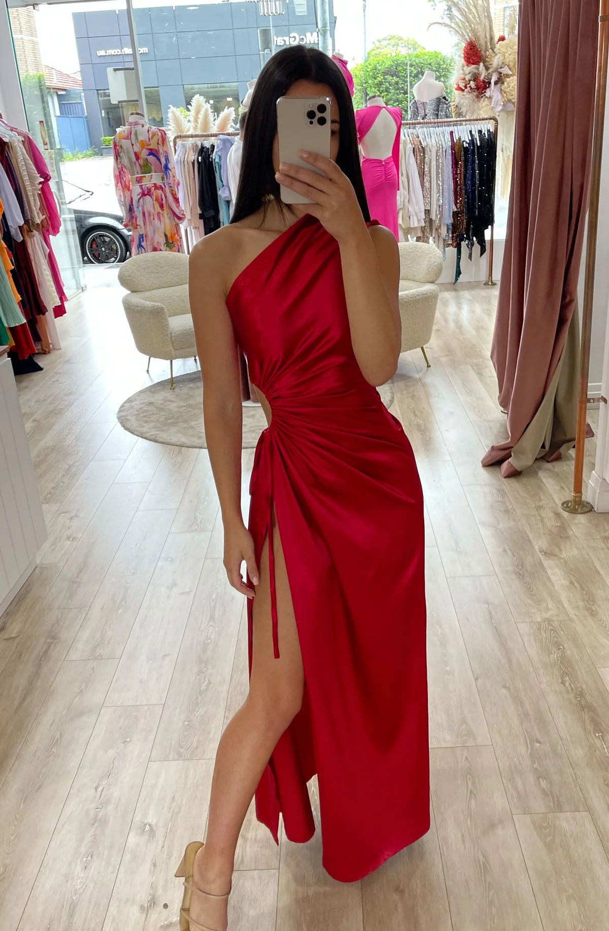 Sonya Moda Nour Red Maxi Dress