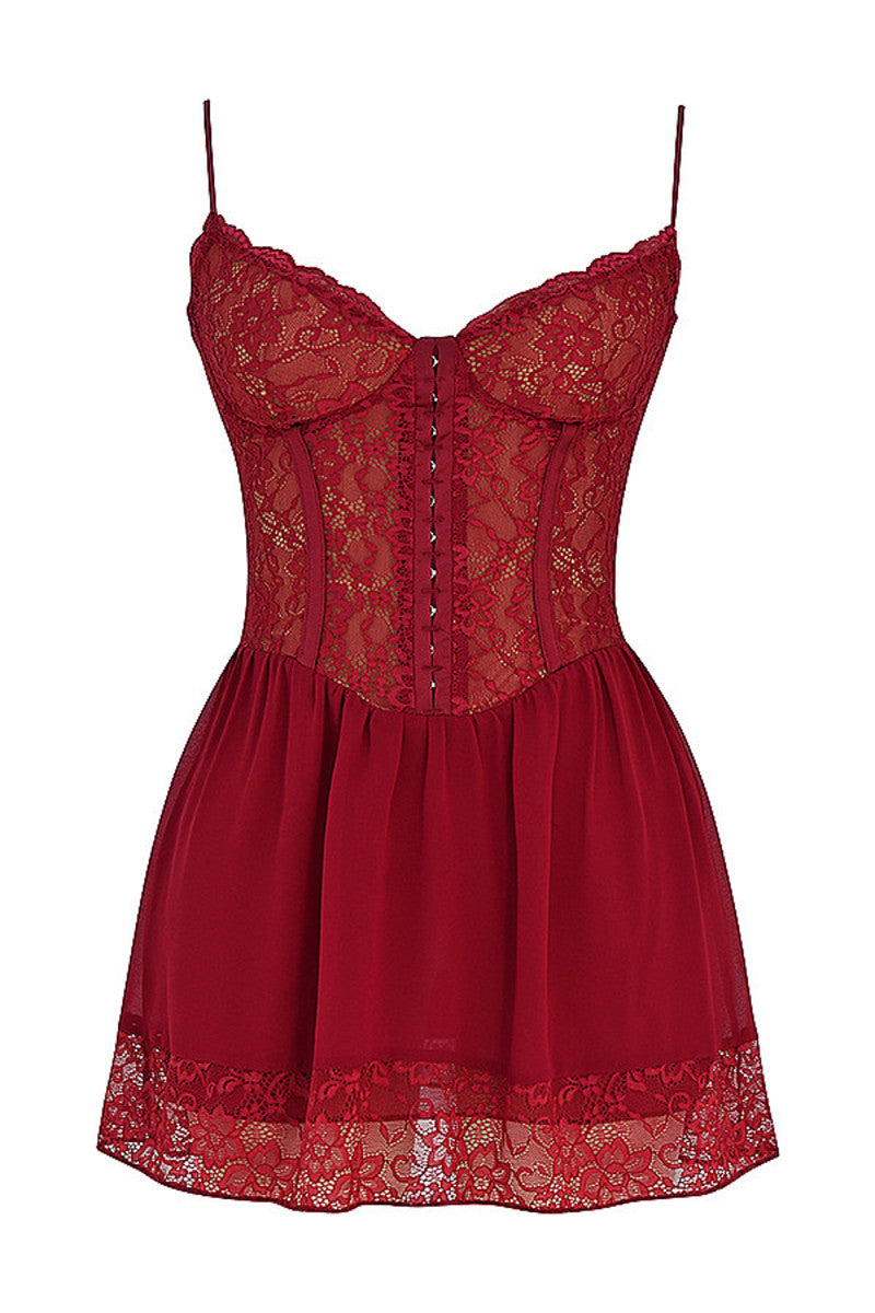 House Of CB Redcurrant Dress