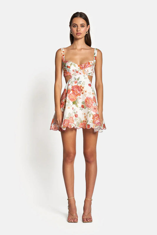 Sofia The Label Sunset Floral Mini Dress