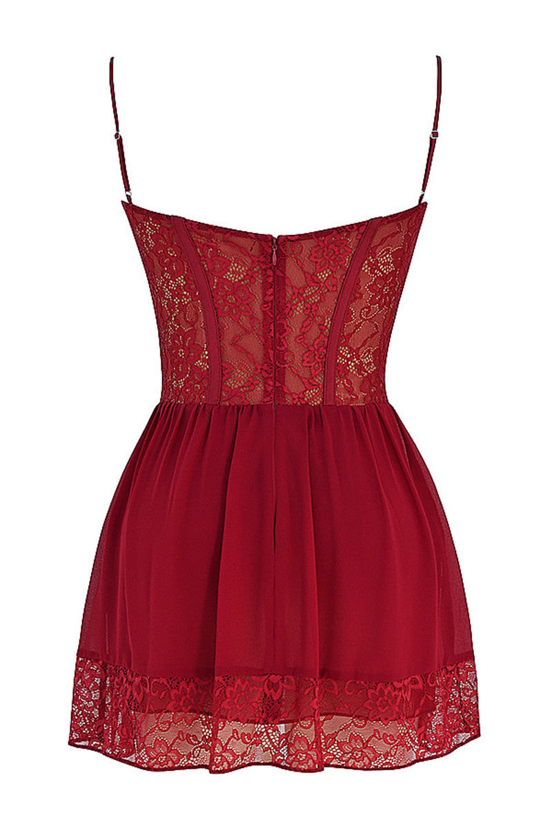 House Of CB Redcurrant Dress