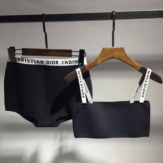 Dior Bralette & High-Waist Set